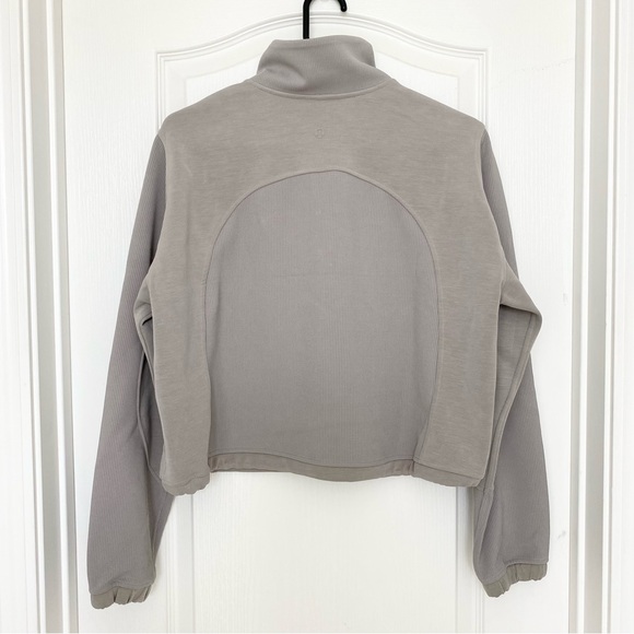 Lululemon Brushed Softstreme Ribbed Half Zip - Picture 9 of 9